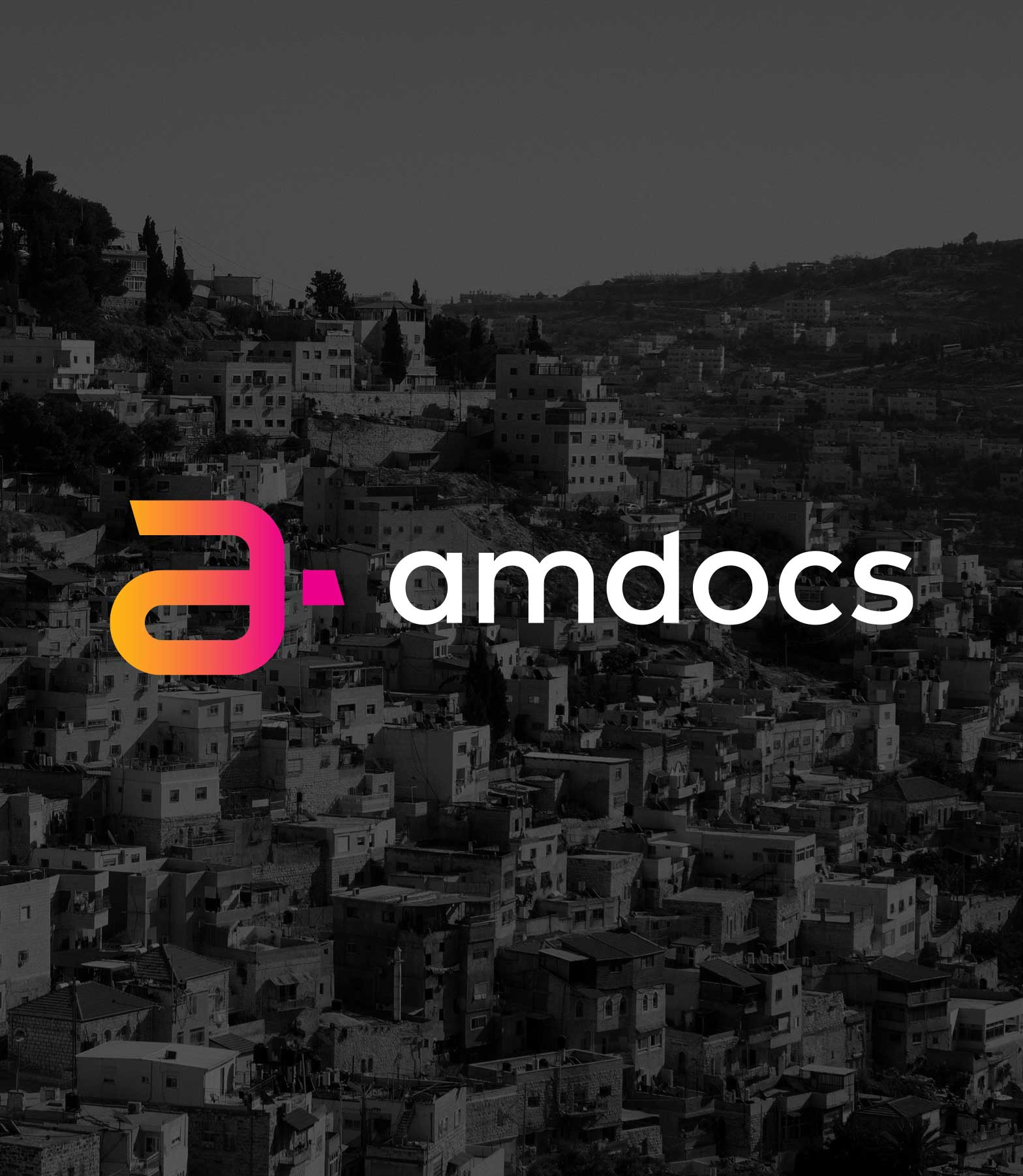 image of Amdocs logo and Israel