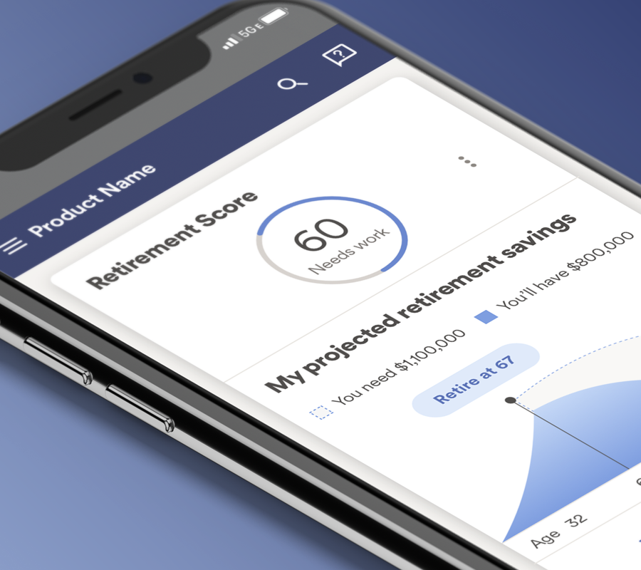 Retirement Services Mobile Design Thumbnail